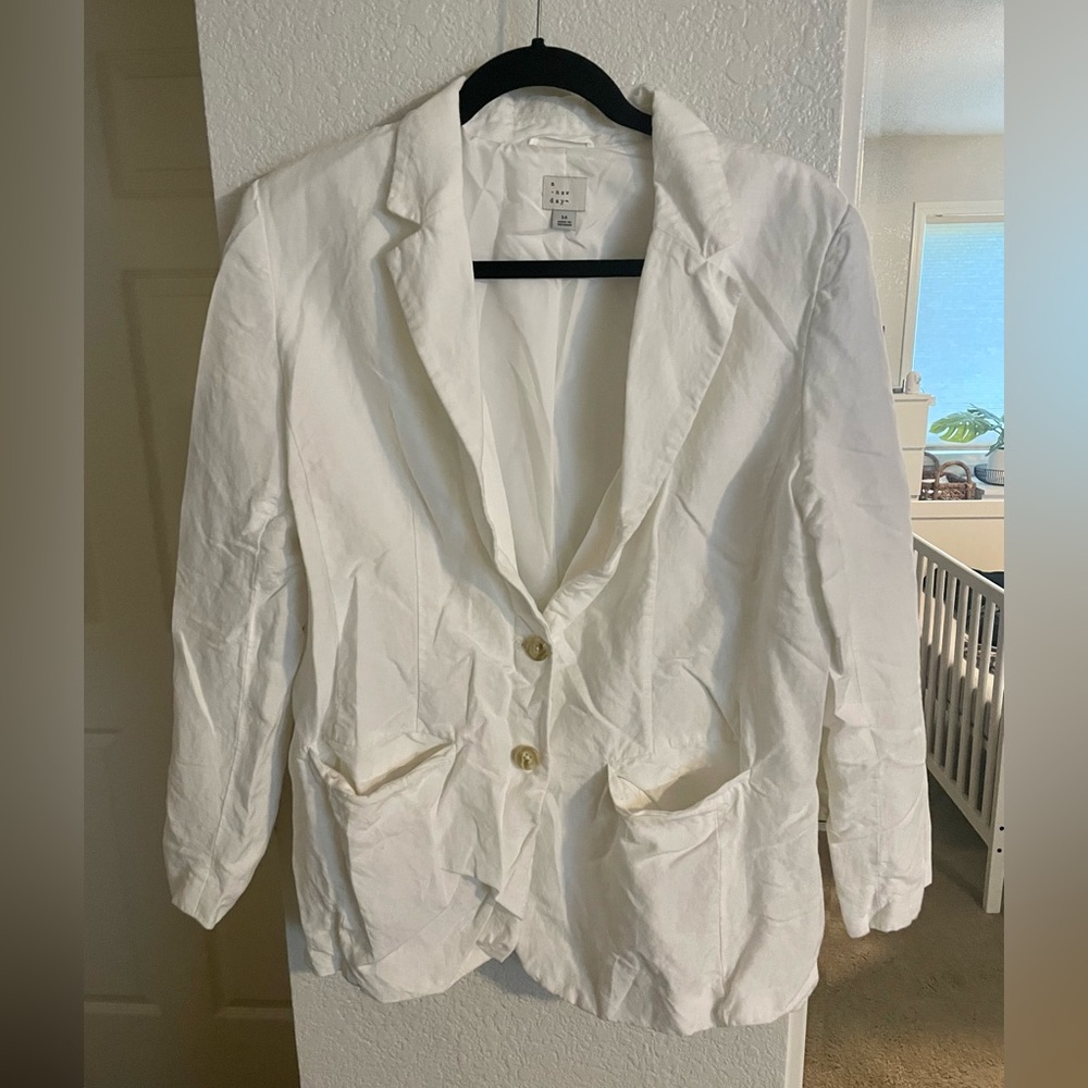 A New Day Linen Blazer